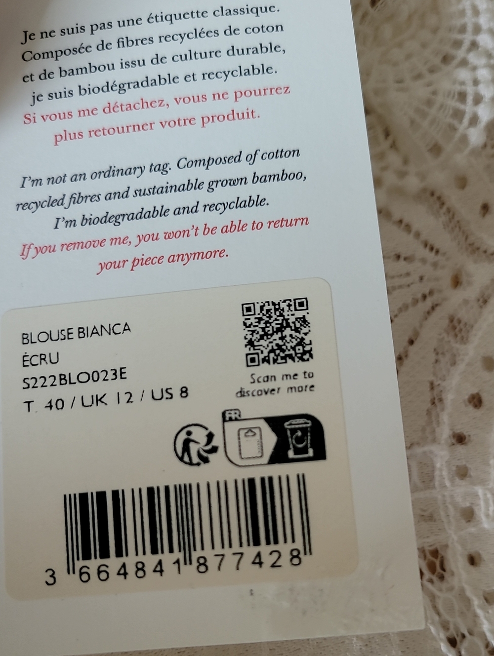 Sezane Bianca Top Blouse Sézane - Picture 6 of 16